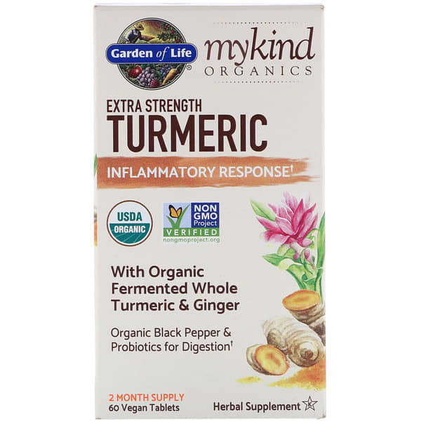 MyKind Turmeric Anti-Inflammatory Organic 60 Vegan Tablets