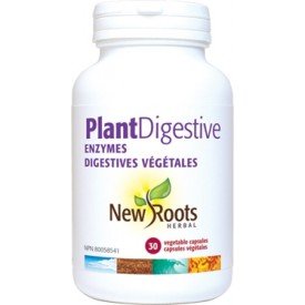 New Roots Plant Digestive Enzymes 30 Vegecaps