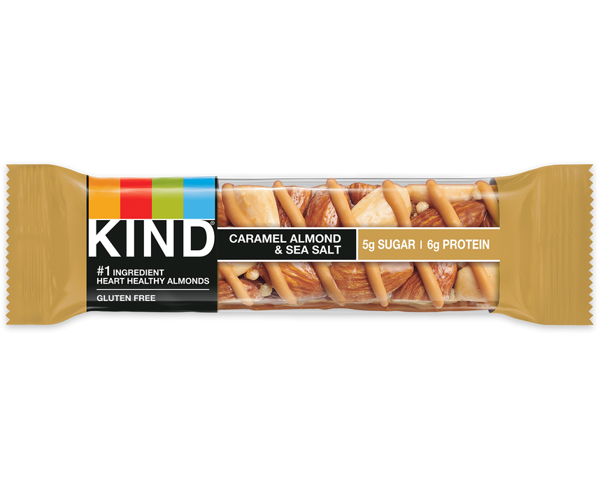 Kind Almond Caramel & Sea Salt Nut Bar 40g