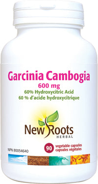 New Roots GarciniaCambogia 600mg 60% hydroxycitric acid 90 Vegecaps