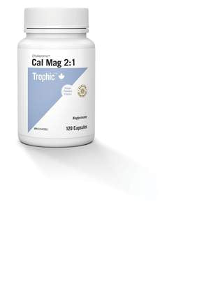 Trophic Chelazome Cal Mag 2:1 Bisglycinate 120 Vegecaps