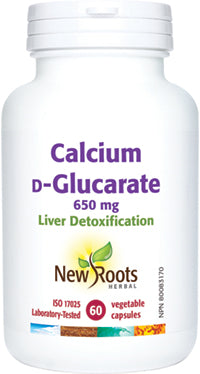 New Roots - Calcium D Glucarate (for Liver Detoxification) 650mg 60 Vegecaps