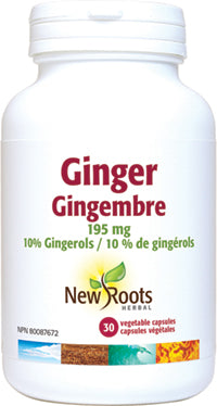 New Roots Ginger 30 Vegecaps