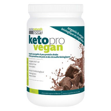 Prairie Natural Sport Ketopro Vegan Protein Shake - Chocolate Supreme Flavour 413g