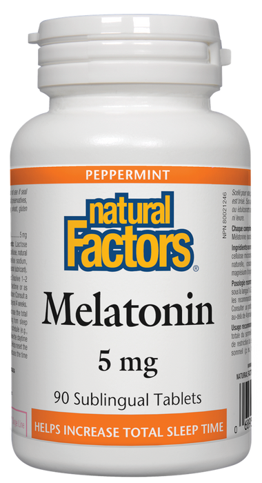 Natural Factors - Melatonin 5mg 90 Tablets