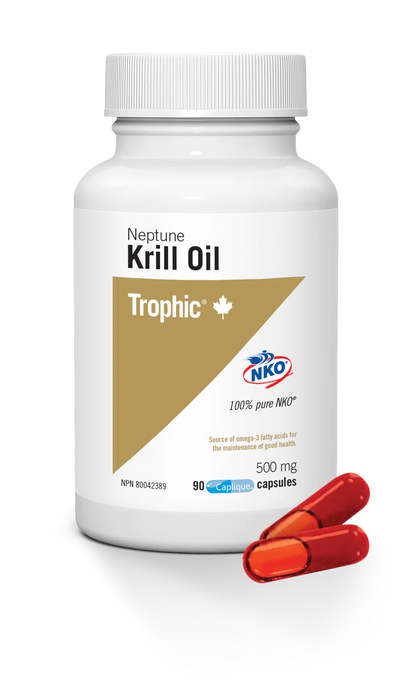 Trophic Krill Oil Neptune 100% Pure NKO 90 Caplets