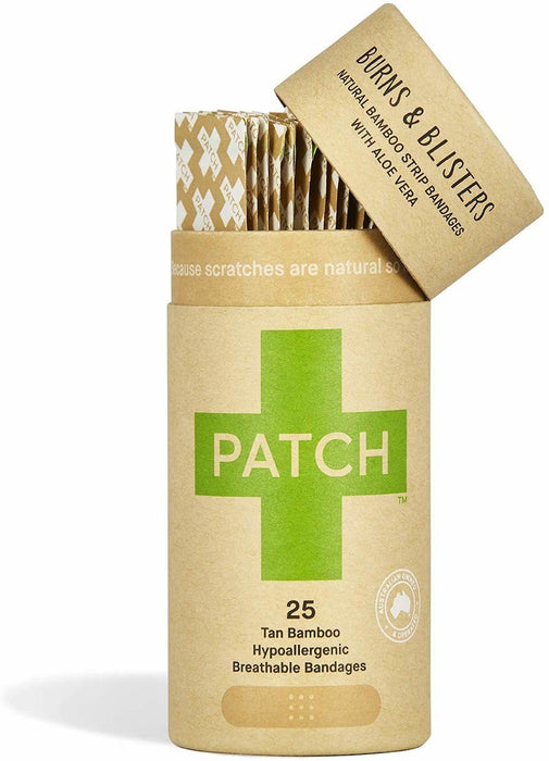 Patch Bandages Tan Bamboo 25count