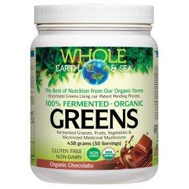 Whole Earth & Sea 100% Fermented Organic Proteins & Greens (Chocolate) 438g