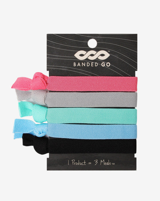 Banded Hair Ties Effervescent