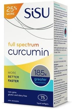 Sisu Full Spectrum Curcumin 75 Softgels