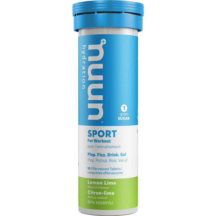 Nuun Sport Hydration Tablets Lemon Lime Flavour 10tablets