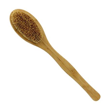 Relaxus Long Handled Tampico Dry Skin Brush With Bamboo Handle 1each
