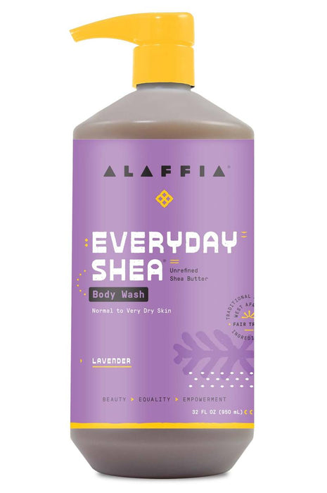 Alaffia - Everyday Shea Body Wash (Normal to Very Dry Skin) Lavender 950ml