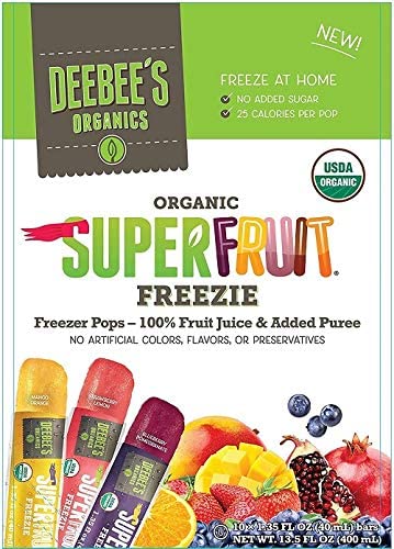 Deebee's Organics Super Fruit Freezies 12x53ml