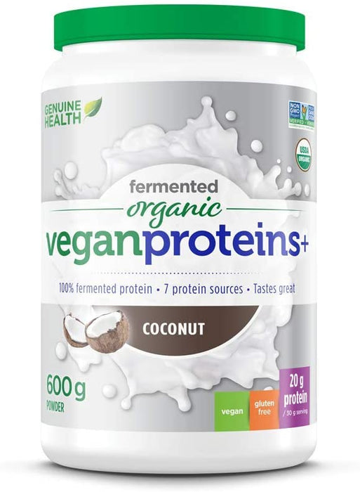 Genuine Health Fermented Organic Vegan Proteins (Coconut) 600g