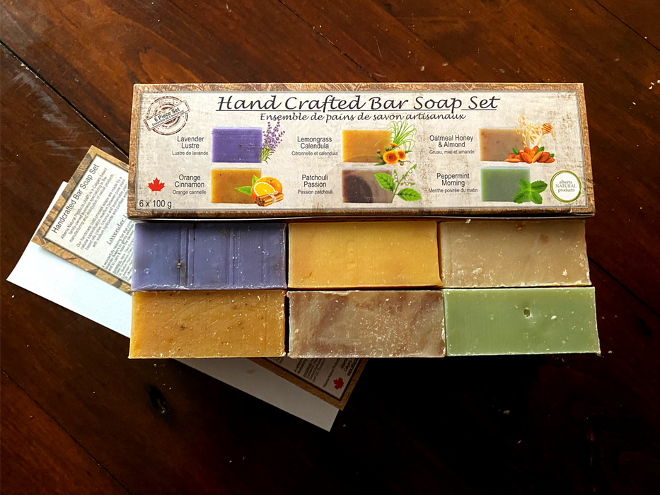Alberta Naturals Handcrafted Bar Soap Set 6X100g