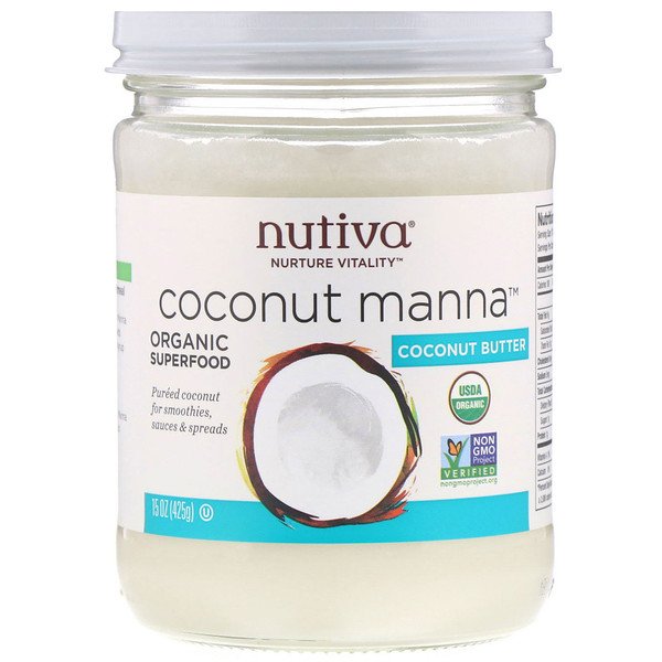 Nutiva Organic Pureed Coconut Manna 445ml