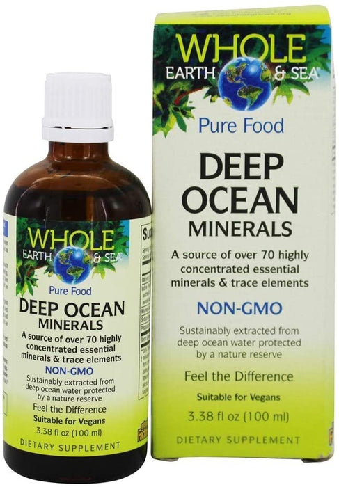 Whole Earth & Sea Pure Food Deep Ocean Minerals 100ml