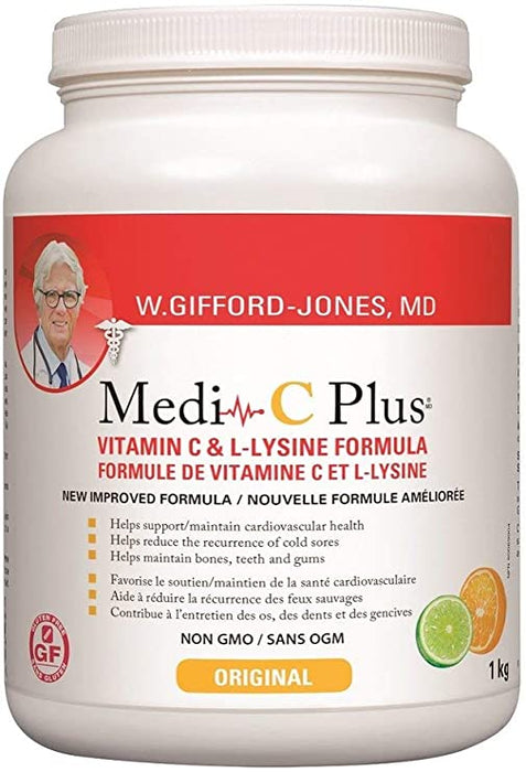 Medi-C Plus Vitamin C & L-Lysine With Calcium Citrus 1kg