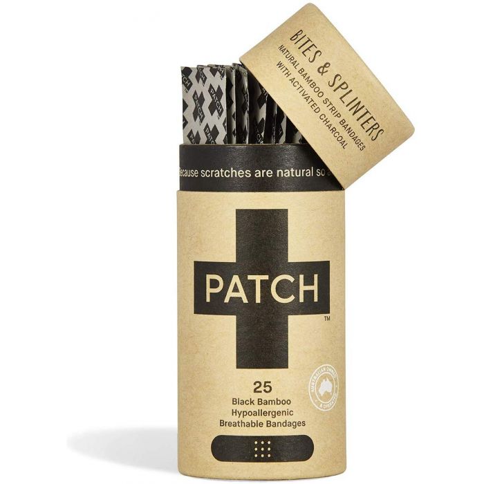 Patch Bandages Black Bamboo 25count
