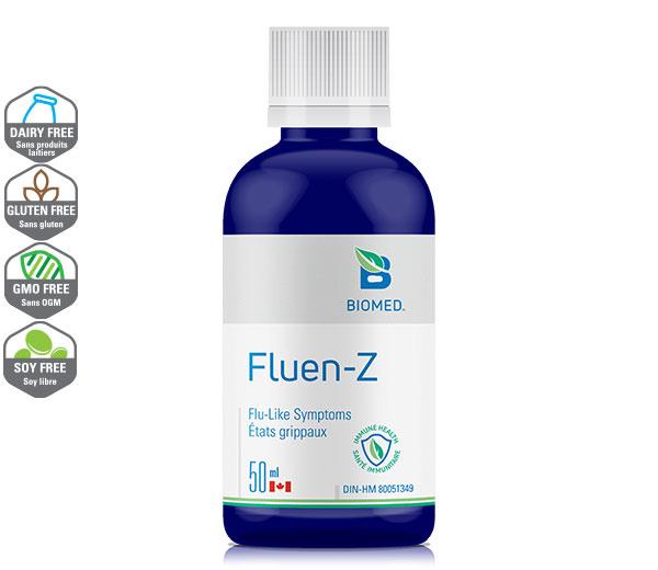 BioMed Influen-Z  Tincture - Homeopathic Preperation for the Temporary Relief of Flu like Syptoms. 50ml