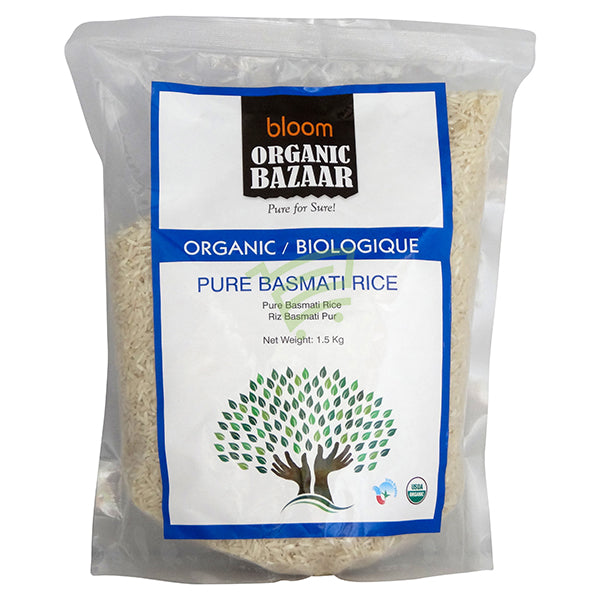 Bloom Organic Bazaar Pure Basmati Rice 1.5KG