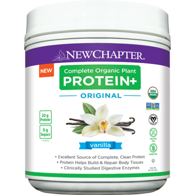 New Chapter Complete Organic Plant Protein+ (Vanilla) 423g