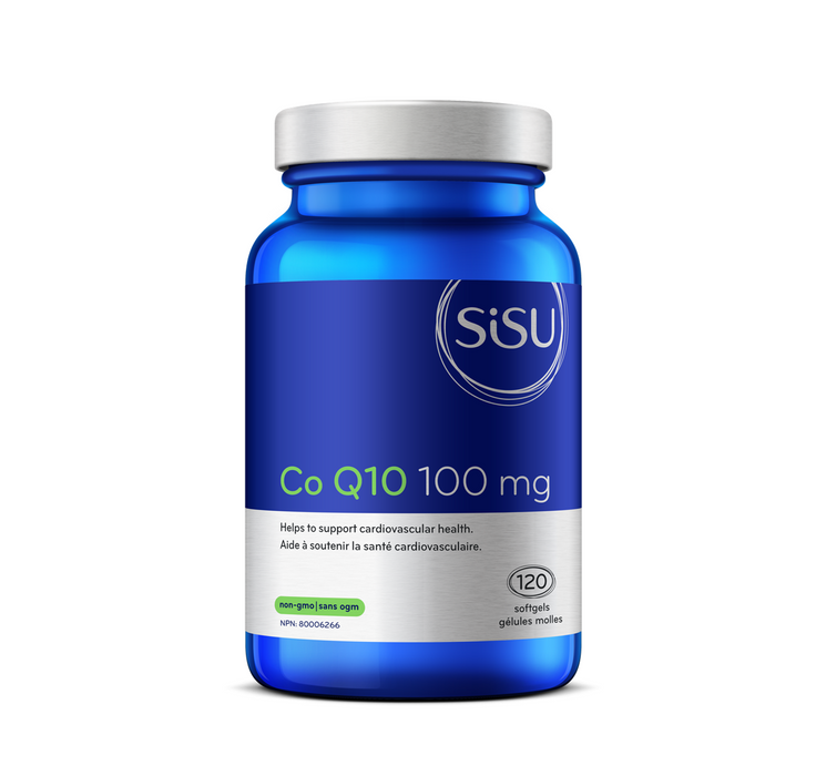 Sisu Co Q10 100mg Softgels Helps to Support Cardivascular Health 60softgels