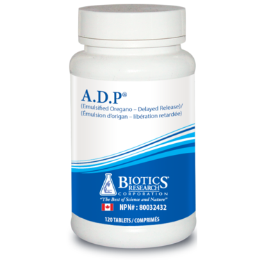 Biotics Research - ADP (Emulsified Oregano Delayed Release) 120 Tablets