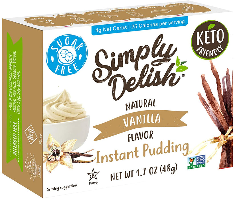 Natural Simply Delish Instant Pudding - Vanilla 44g
