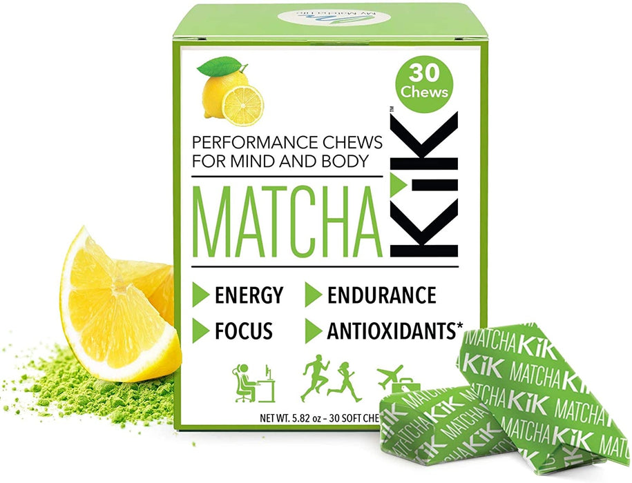 Kik Matcha Performance Chews for Mind and Body 30 Chewables