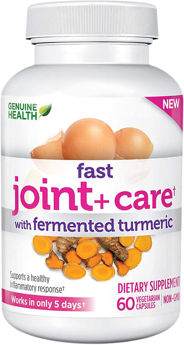 Genuine Health Fast Arthritiscare+ with Fermented Turmeric (Clinical Strength) 60 Capsules