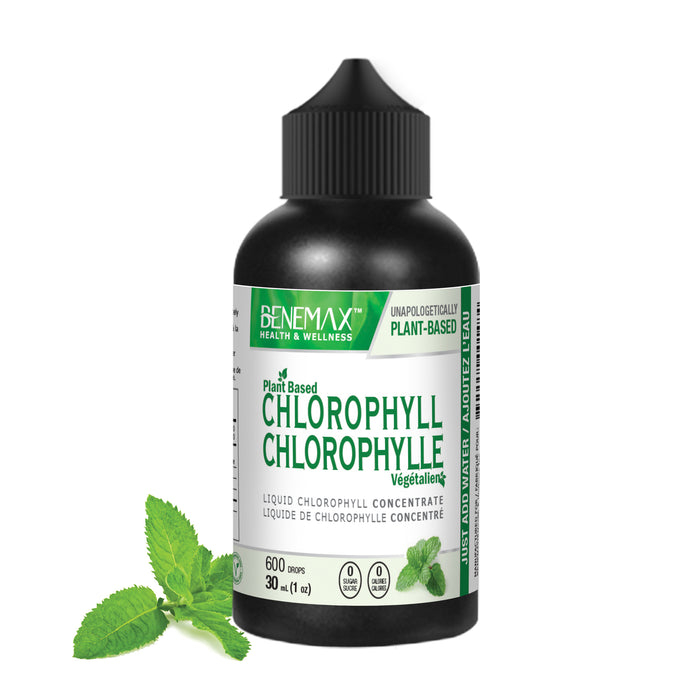 Benemax Plant Based Chlorophyll Concentrate Liquid Drops - Spearmint Flavour 30ml