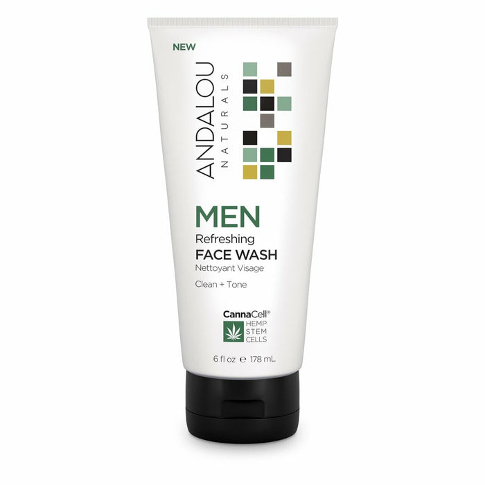 Andalou Naturals Men Refreshing Face Wash (Clean + Tone) 178ml