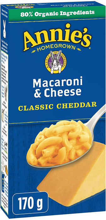 Annie's Mac and Cheese - Macaroni and Classic Cheddar 170g