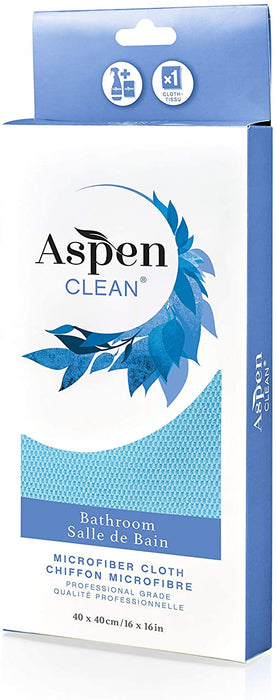 AspenClean Professional Grade Microfiber Bathroom Cloth