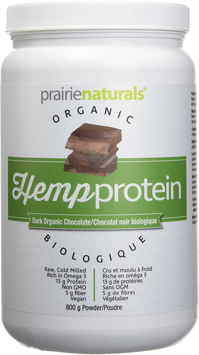 Prairie Naturals Organic Hemp Protein (Chocolate) 800go