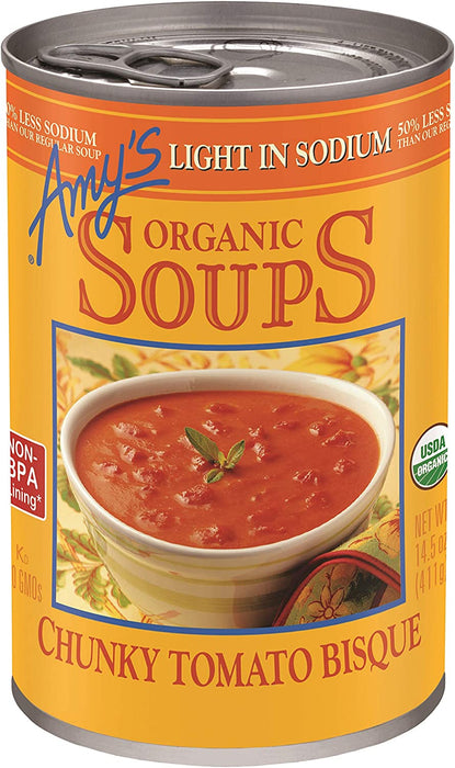 Amy's Organic Soups - 50% Less Sodium Tomato Bisque 398ml
