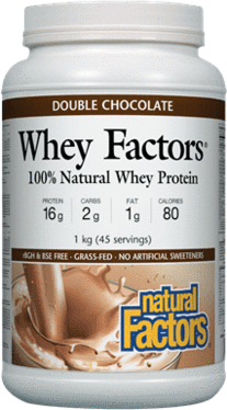 Whey Factors Grass Fed Whey Protein Double Chocolate 1kg