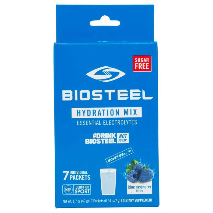 BioSteel Hydration Mix Blue Raspberry Sachets - 7 x 7g  7X7g sachets