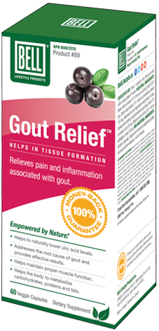 Bell Lifestyles #89 Gout Relief 90 Capsules