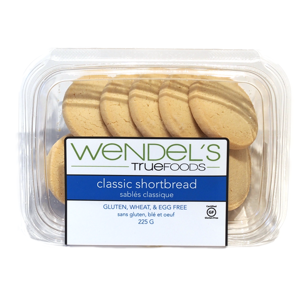 Wendel's Classic Shortbread Cookies, Gluten Free 225g