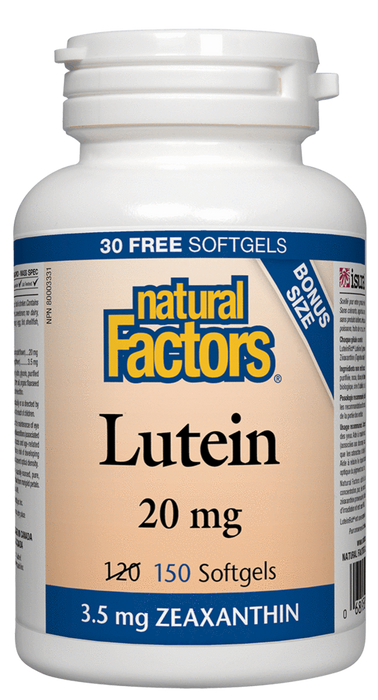 Natural Factors Lutein 40mg 150 Softgels