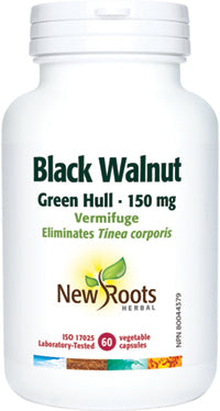 NewRoots - Black Walnut Green Hull (Anthelmintic) 60 Vegecaps