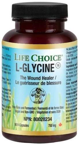 Life Choice L-Glycine - The Would Healer 90 Vegecaps