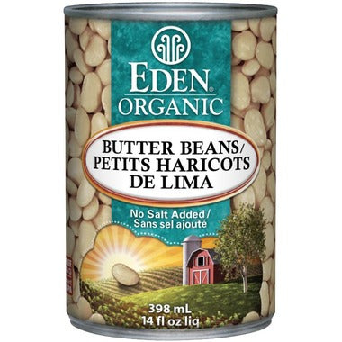 Eden Foods-Butter Beans, Organic 398ml