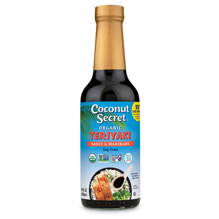 Coconut Secret Teriyaki Sauce , Marinade, Organic - Gluten Free, Soy Free 296ml