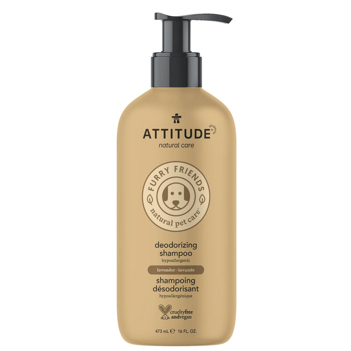 Attitude Furry Friends Deodorizing Shampoo Lavender Scent 473ml