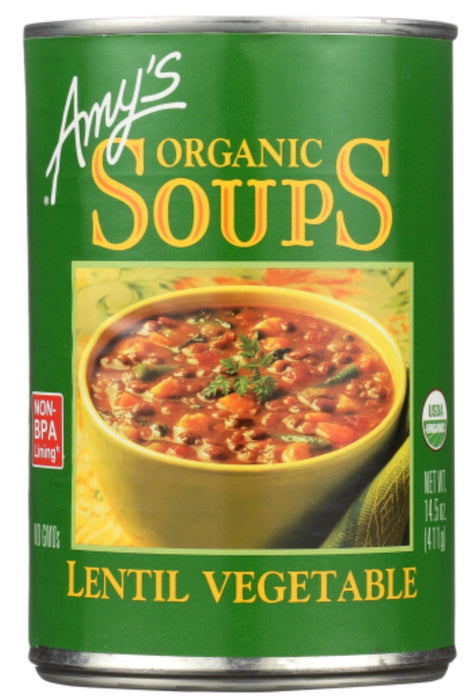 Amy's Organic Soups - Lentil Vegetable 398ml