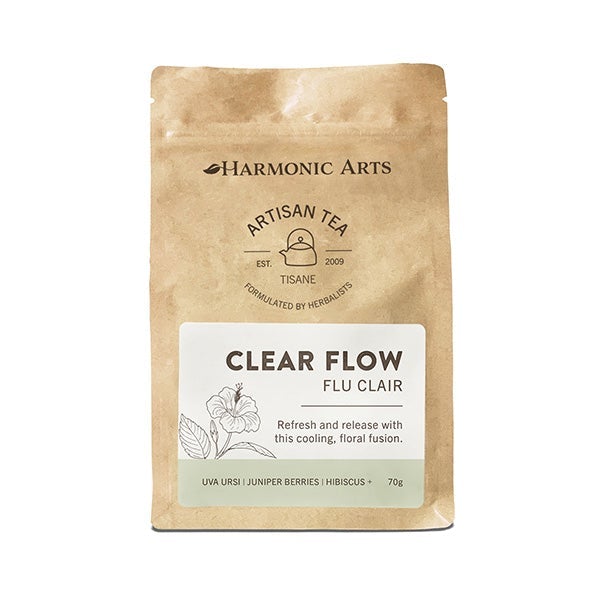 Harmonic Art's Artisan Tea "Clear Flow" Loose Leaf Tea - Refresh and Release with This Cooling, Floral Fusion 70g